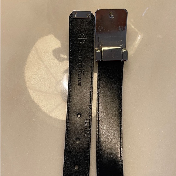 Burberry House Check Women’s Belt 40/100 Leather Canvas Coated Silver Buckle main image 10